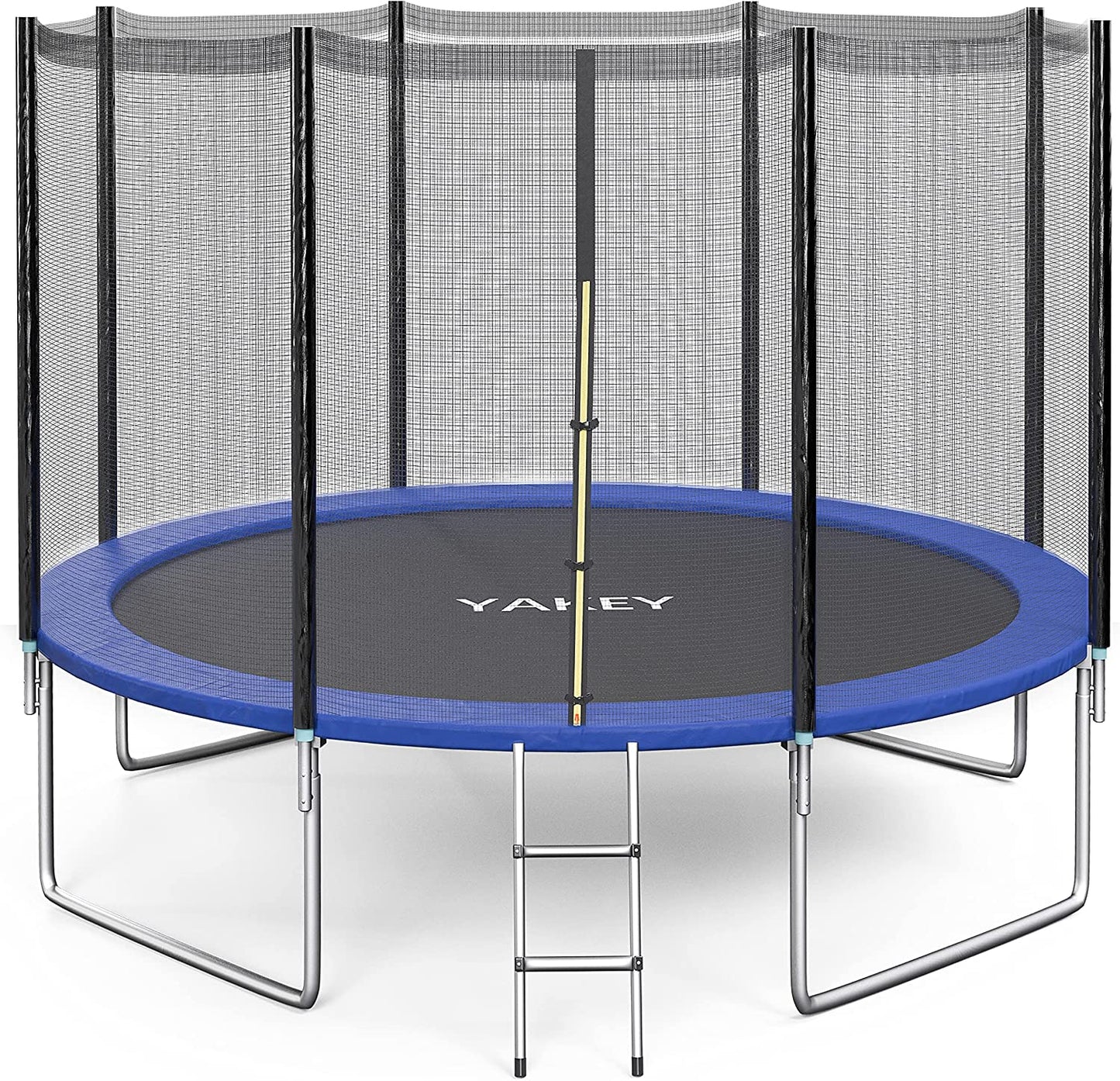 YAKEY 12FT Trampoline with Safety Enclosure Net
